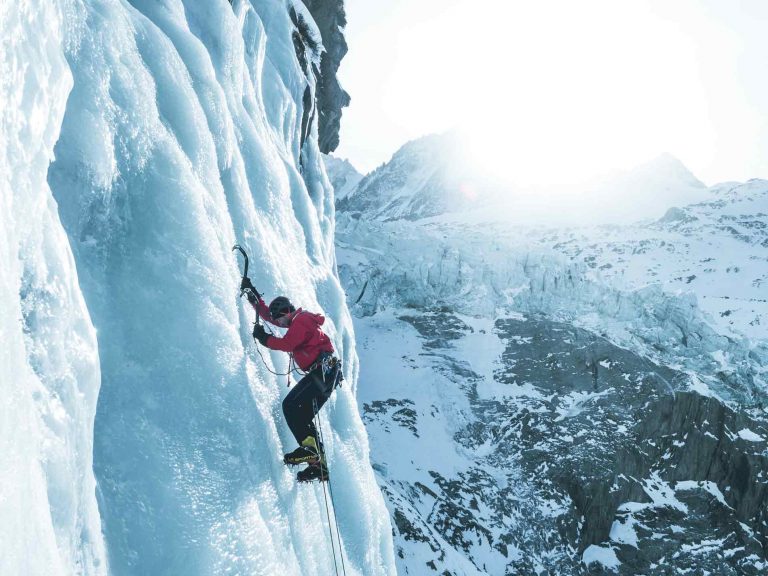 Escalada en hielo Chamonix y Cogne