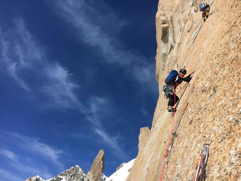 Escaladas clásicas en roca de Chamonix