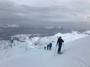 Islas Lofoten en esquís