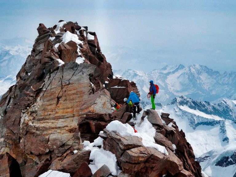 Ascensión Monte Rosa punta Dufourspitze 4.634m