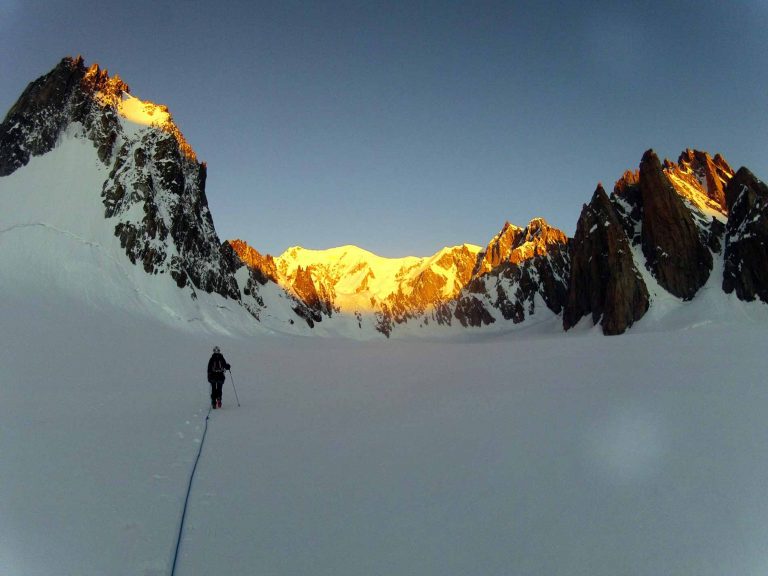 Travesía Vallee Blanche a pie