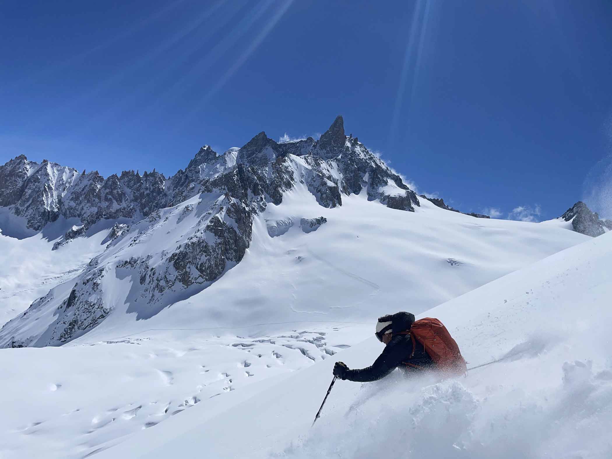 Descenso en esquís Vallée Blanche